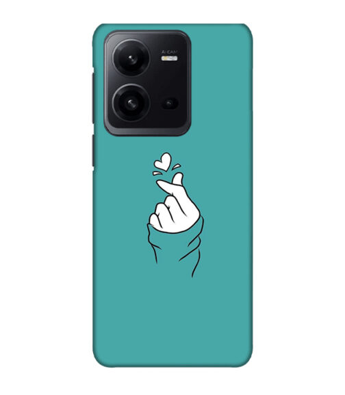 Blue Turquoise Abstract Vivo V25 Mobile Cover