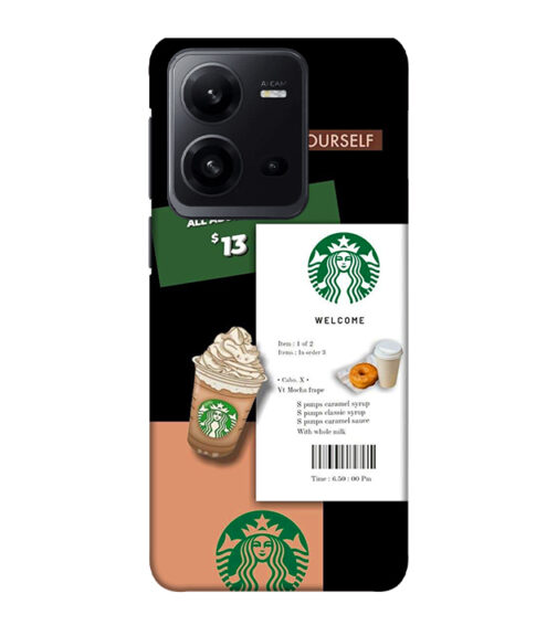 Starbuck background Vivo V25 Mobile Cover