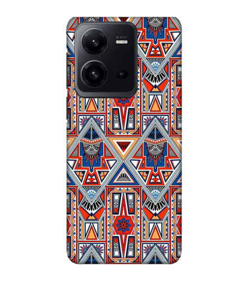 Abstract design Vivo V25 Mobile Cover