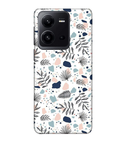 Neural color floral design Vivo V25 Mobile Cover