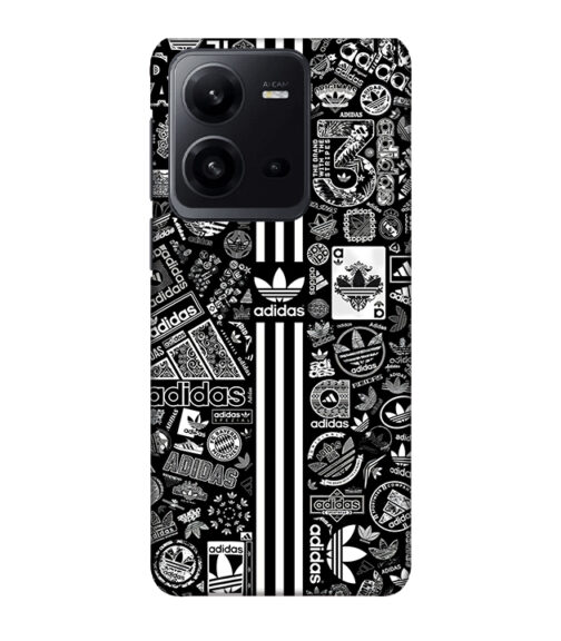 Multiple creative Adidas logo Vivo V25 Mobile Cover