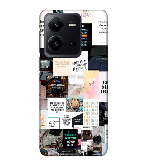 Motivational Quotes Vivo V25 Mobile Cover