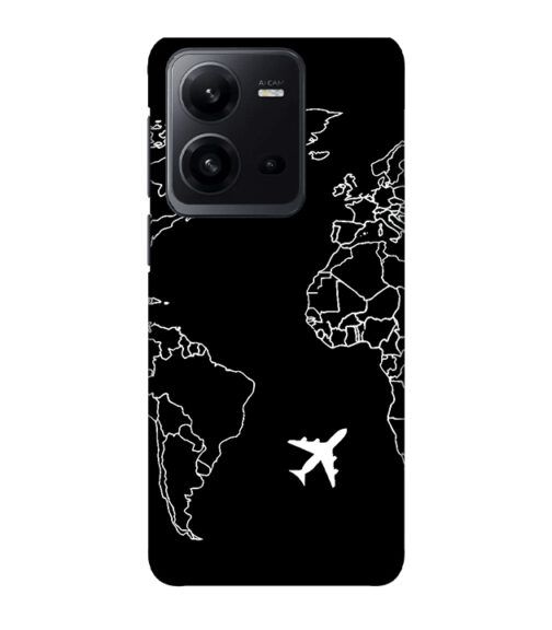 Aeroplane flying Vivo V25 Mobile Cover