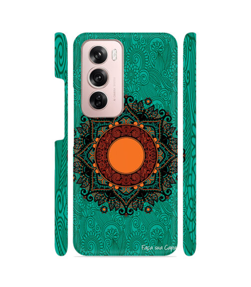 Green Mandala Oppo Reno 12 (5G) Mobile Cover