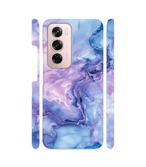 Blue Haze Marble Oppo Reno 12 (5G) Mobile Cover