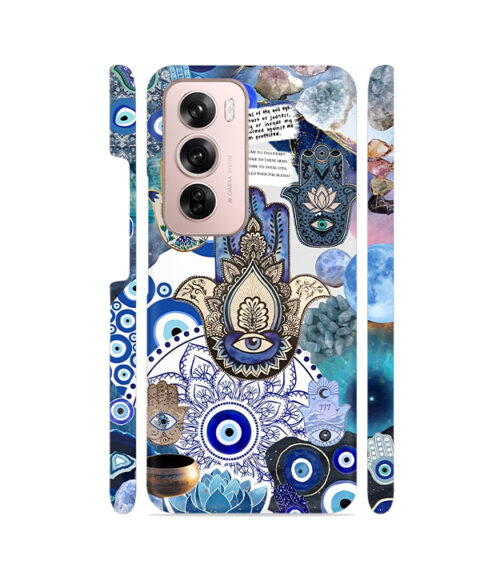 Evil Eye Collage Oppo Reno 12 (5G) Mobile Cover