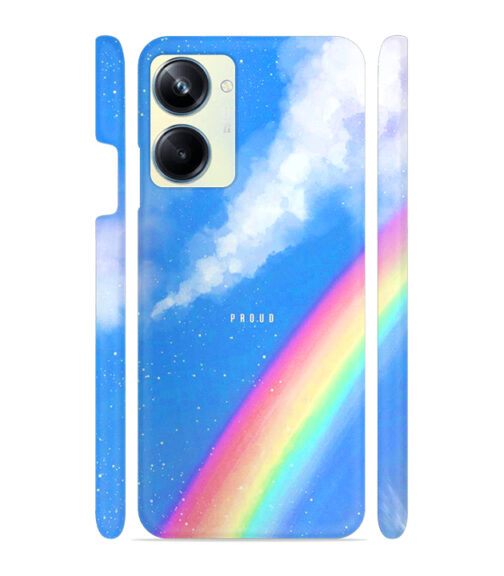 Blue sky with rainbow pattern Realme 10 Pro 5G Mobile Cover