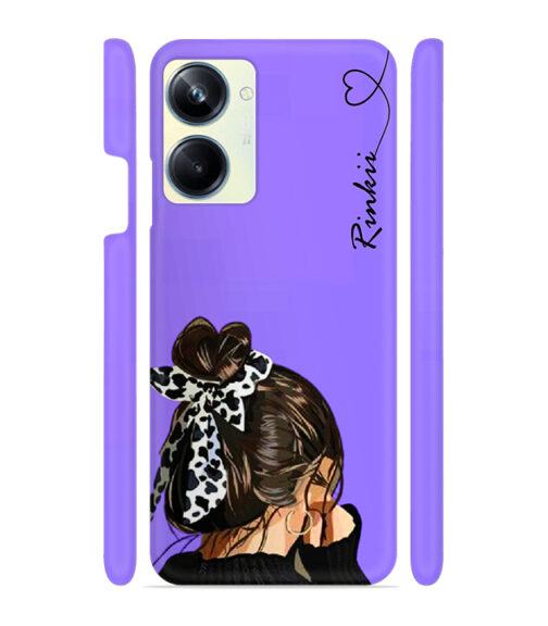 Girl with rinkii text Realme 10 Pro 5G Mobile Cover