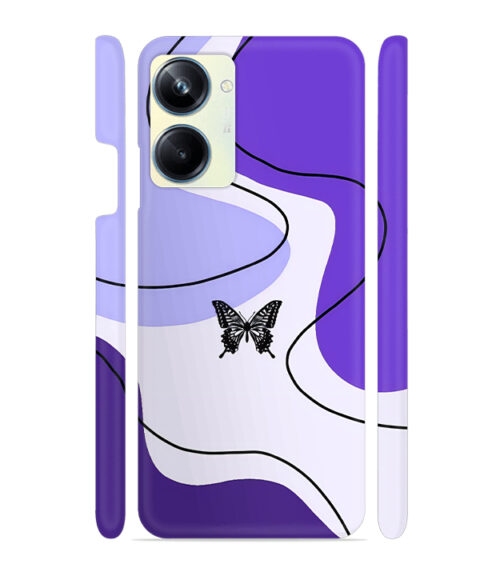 Beautiful combination of color with butterfly Realme 10 Pro 5G Mobile Cover