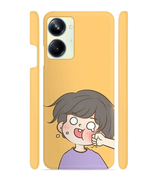 Yellow human graphics Realme 10 Pro 5G Mobile Cover