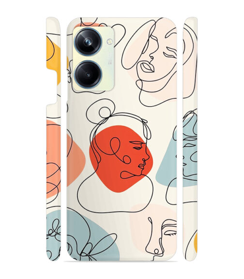 Beautiful lineart Realme 10 Pro 5G Mobile Cover