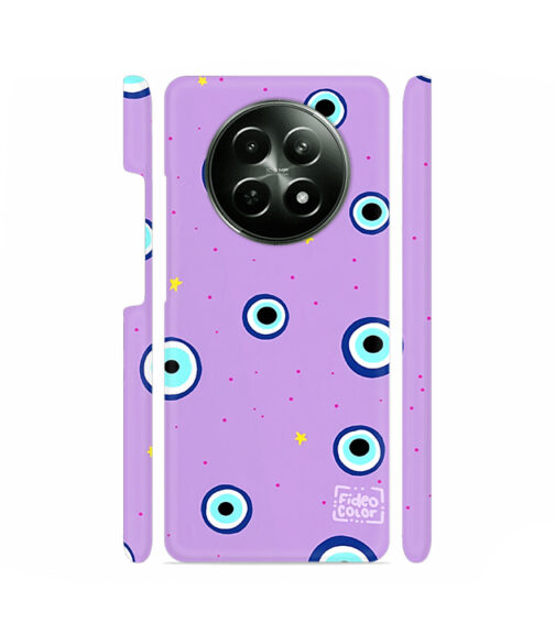 Lavendar Background Evil Eye Realme 12X (5G) Mobile Cover