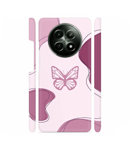 Purple Butterly Cute Realme 12X (5G) Mobile Cover
