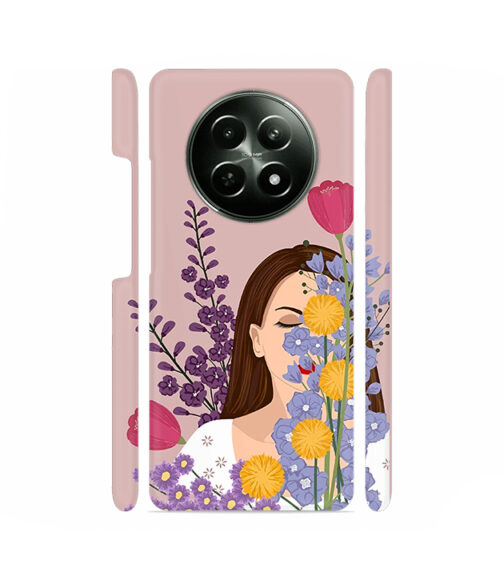 Girl in Flowers Realme 12X (5G) Mobile Cover