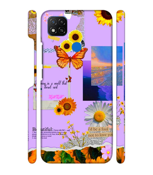 Living with the world Redmi 9 Mobile Cover