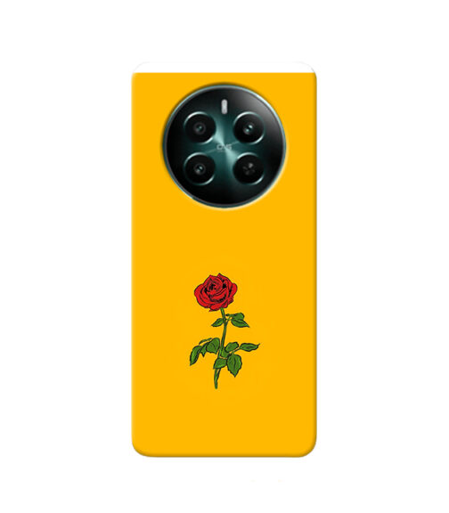 Single Rose Realme 12 Plus Mobile Cover