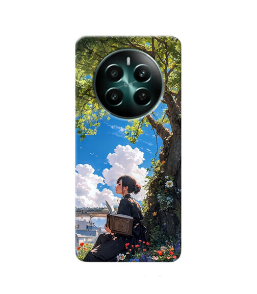 Landscape with Girl Realme 12 Plus Mobile Cover