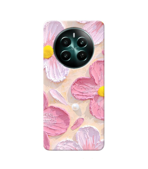 Pastel Paint Flowers Realme 12 Plus Mobile Cover