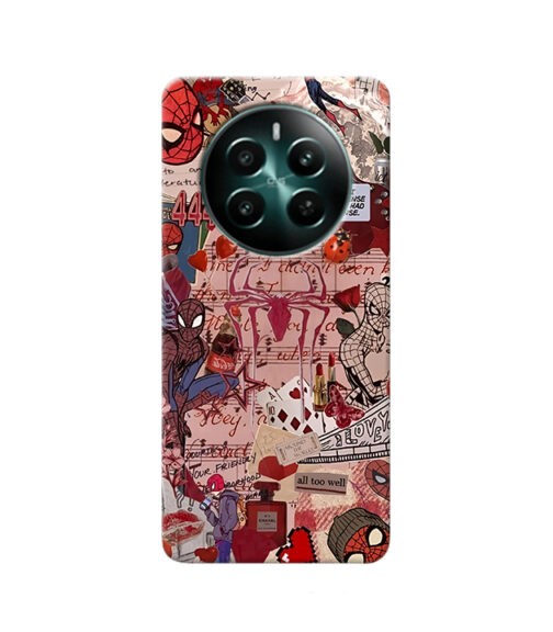 Spiderman Collage Realme 12 Plus Mobile Cover