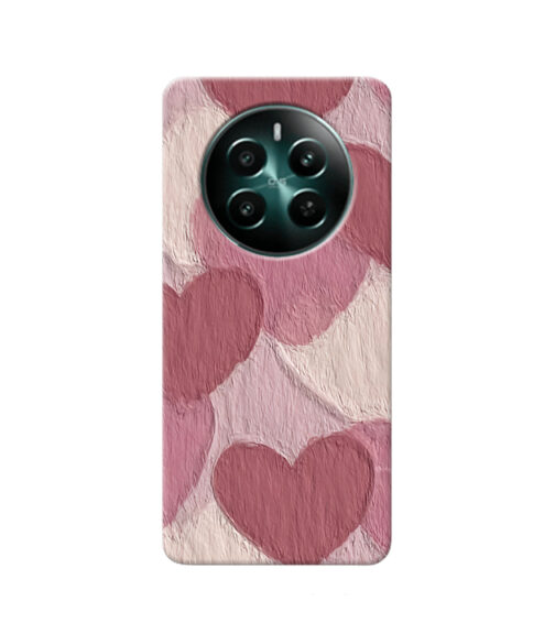 Paint Heart Realme 12 Plus Mobile Cover
