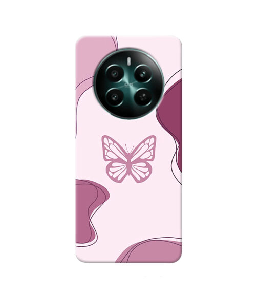 Purple Butterly Cute Realme 12 Plus Mobile Cover