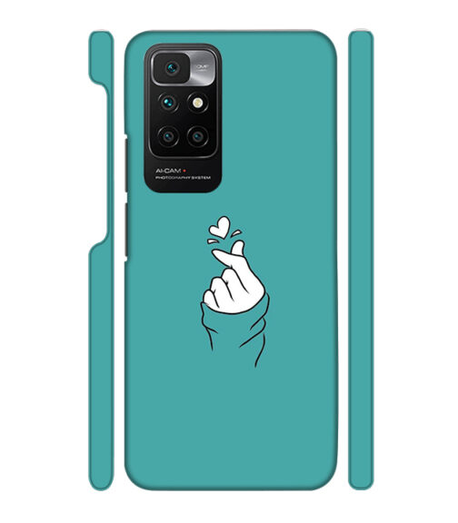 Blue Turquoise Abstract Redmi 10 Prime Mobile Cover
