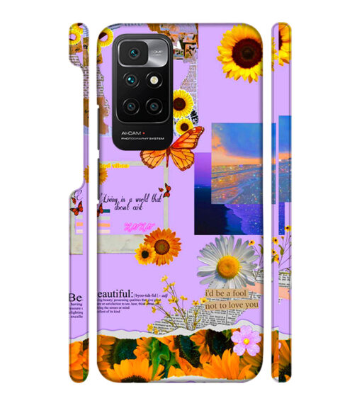 Living with the world Redmi 10 Prime Mobile Cover