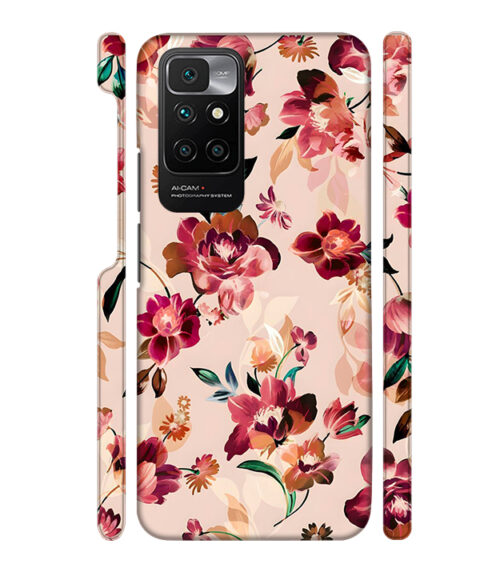 Multicolor Foral pattern Redmi 10 Prime Mobile Cover