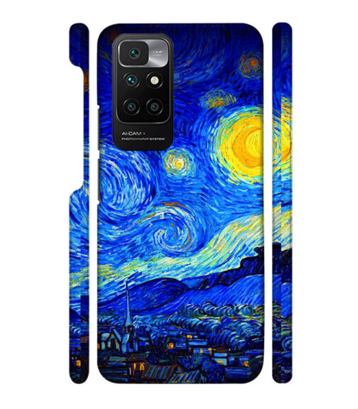 Abstract painting design to the sky and mountain Redmi 10 Prime Mobile Cover