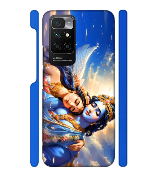 Shri radha krishna wonderful Ai genrated Redmi 10 Prime Mobile Cover