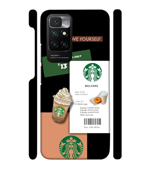 Starbuck background Redmi 10 Prime Mobile Cover