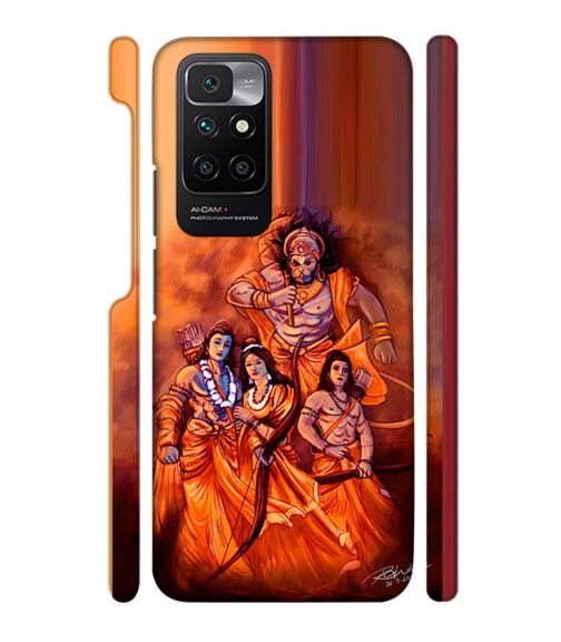 Lords Hanuman with ram ji family Redmi 10 Prime Mobile Cover