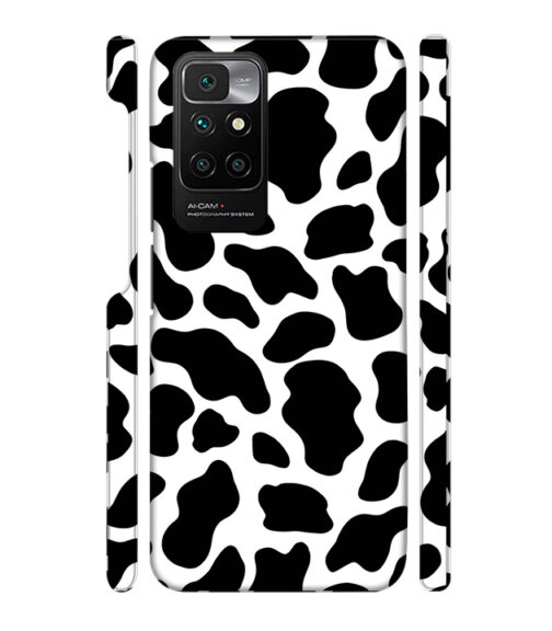 Black & white abstract design Redmi 10 Prime Mobile Cover
