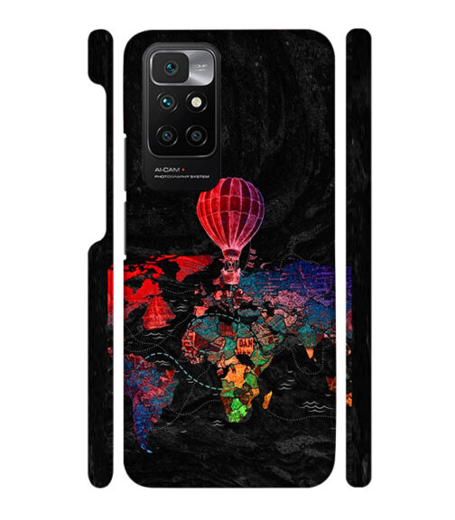 World map Redmi 10 Prime Mobile Cover