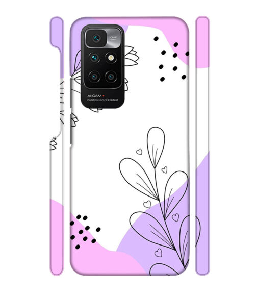 Beautiful combination of color and flower Redmi 10 Prime Mobile Cover