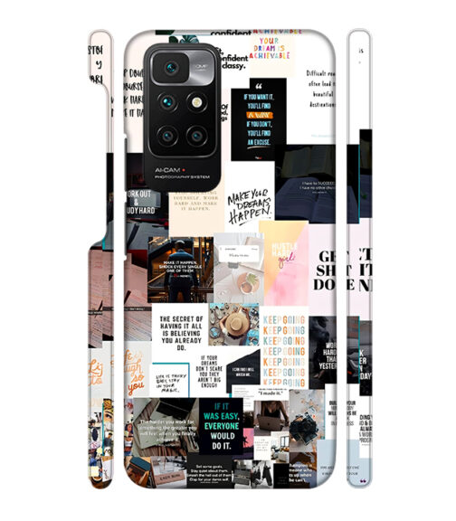 Motivational Quotes Redmi 10 Prime Mobile Cover
