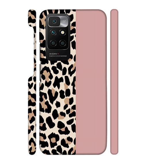 Tiger half skin Redmi 10 Prime Mobile Cover