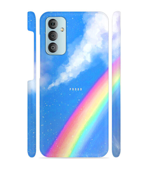 Blue sky with rainbow pattern Samsung Galaxy F23 (5G) Mobile Cover