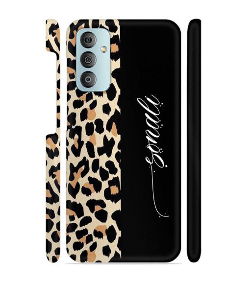 Half tiger skin & half black Pattern Samsung Galaxy F23 (5G) Mobile Cover