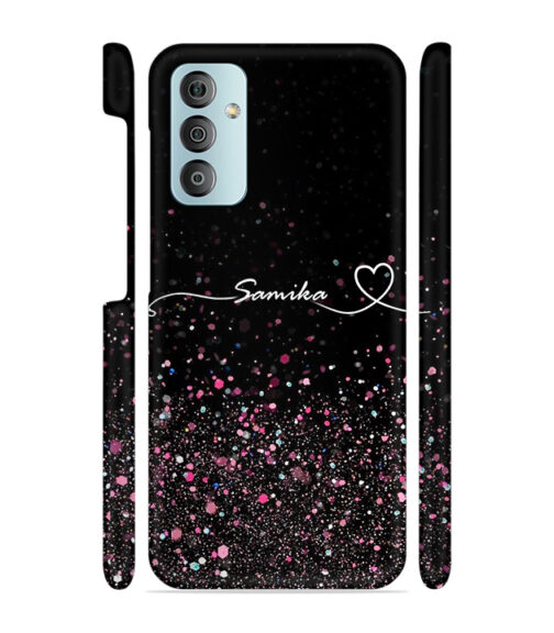 Sparkle design with samika text Samsung Galaxy F23 (5G) Mobile Cover