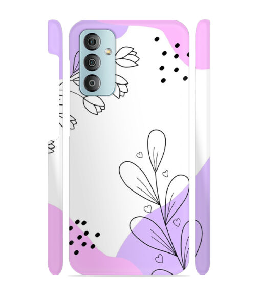 Beautiful combination of color and flower Samsung Galaxy F23 (5G) Mobile Cover