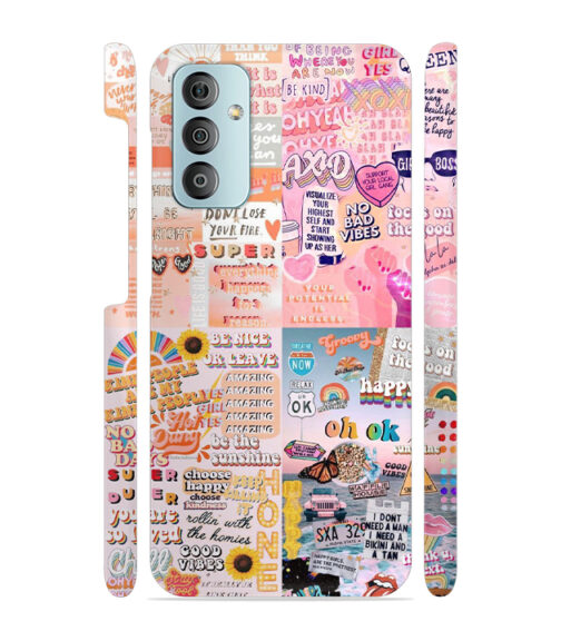 Vintage style multiple graphics Samsung Galaxy F23 (5G) Mobile Cover