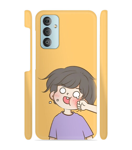 Yellow human graphics Samsung Galaxy F23 (5G) Mobile Cover