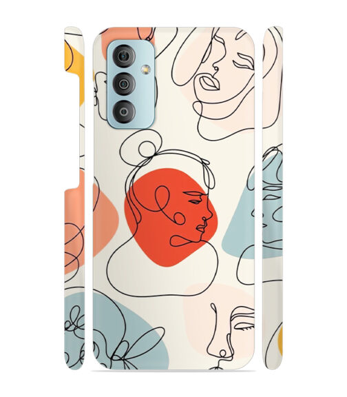 Beautiful lineart Samsung Galaxy F23 (5G) Mobile Cover