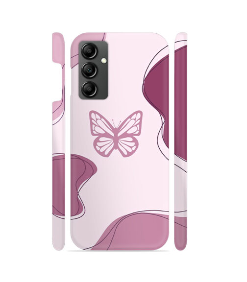 Purple Butterly Cute Samsung Galaxy F34 Mobile Cover