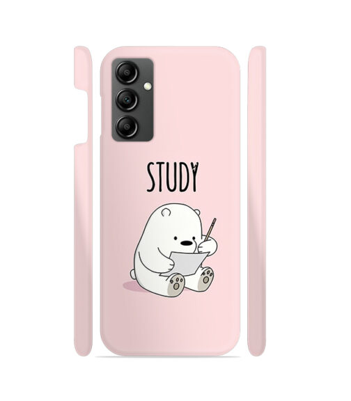 Study Cute Panda Samsung Galaxy F34 Mobile Cover