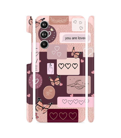 Brown Collage Samsung Galaxy F54 (5G) Mobile Cover