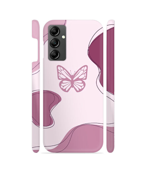 Purple Butterly Cute Samsung Galaxy M14 (5G) Mobile Cover
