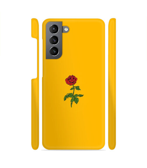 Single Rose Samsung Galaxy S22 (5G) Mobile Cover