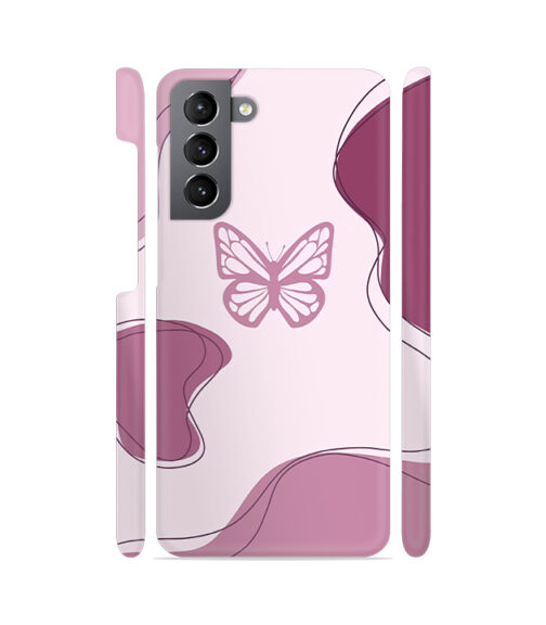 Purple Butterly Cute Samsung Galaxy S22 (5G) Mobile Cover